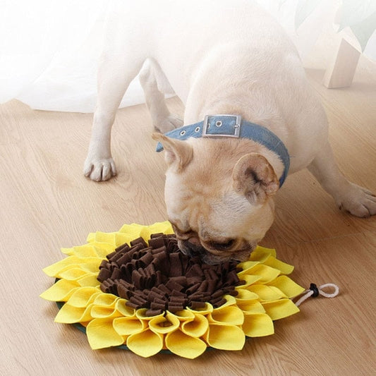 Tapis de Fouille Chien Tournesol